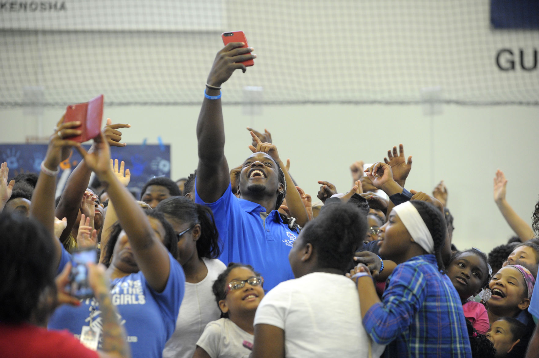 MELVIN GORDON AT BOYS AND GIRLS CLUB